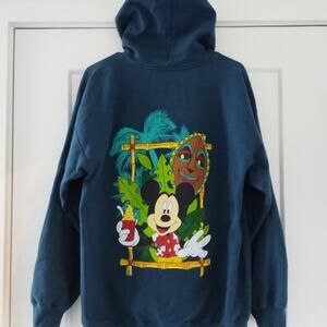 D23 Expo x Disneyland Hotel - Mickey Mouse & Dole Whip Zip-Up Hoodie - LARGE (L)